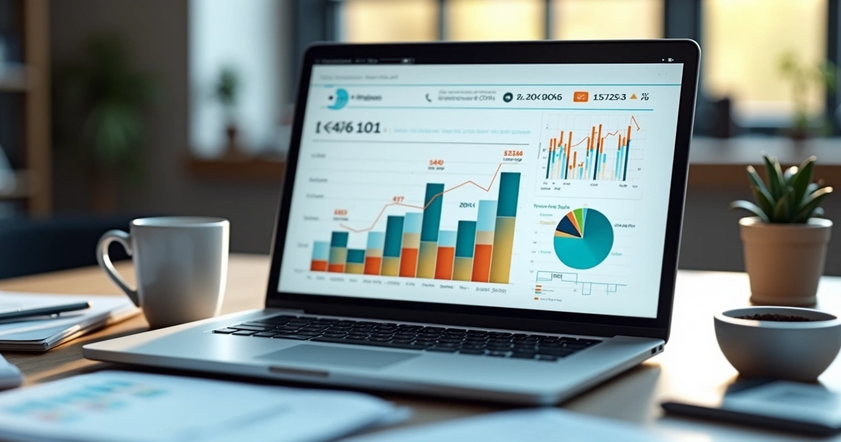 Gráfico de barras mostrando vendas futuras previstas por IA 